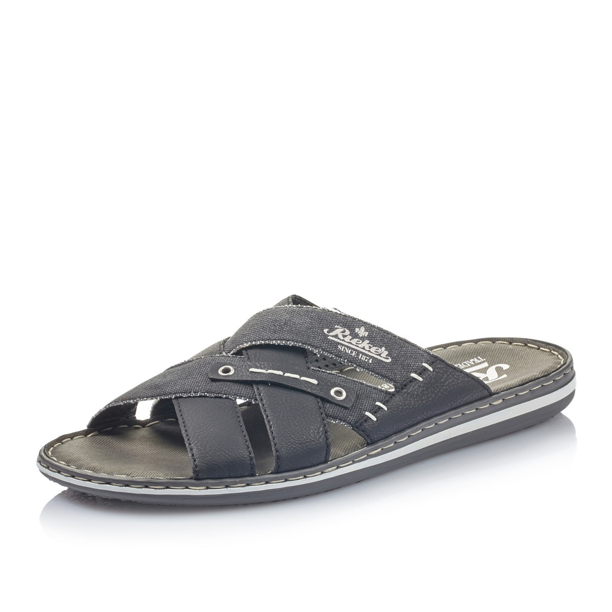 detail Pánské nazouváky RIEKER 21099-01 černá S1