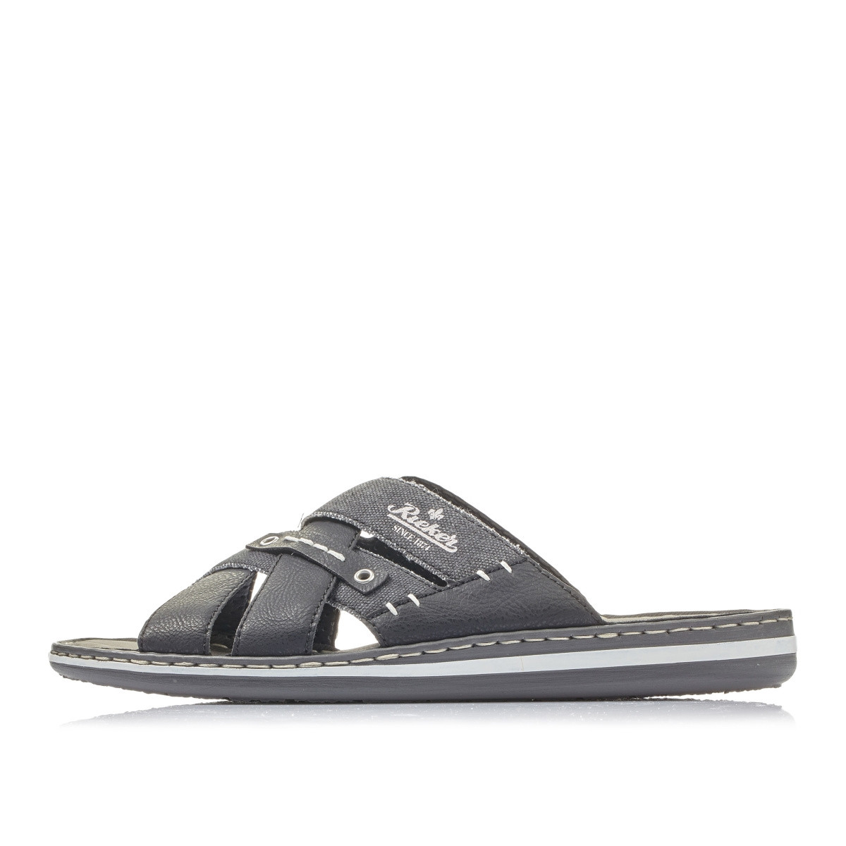 detail Pánské nazouváky RIEKER 21099-01 černá S1