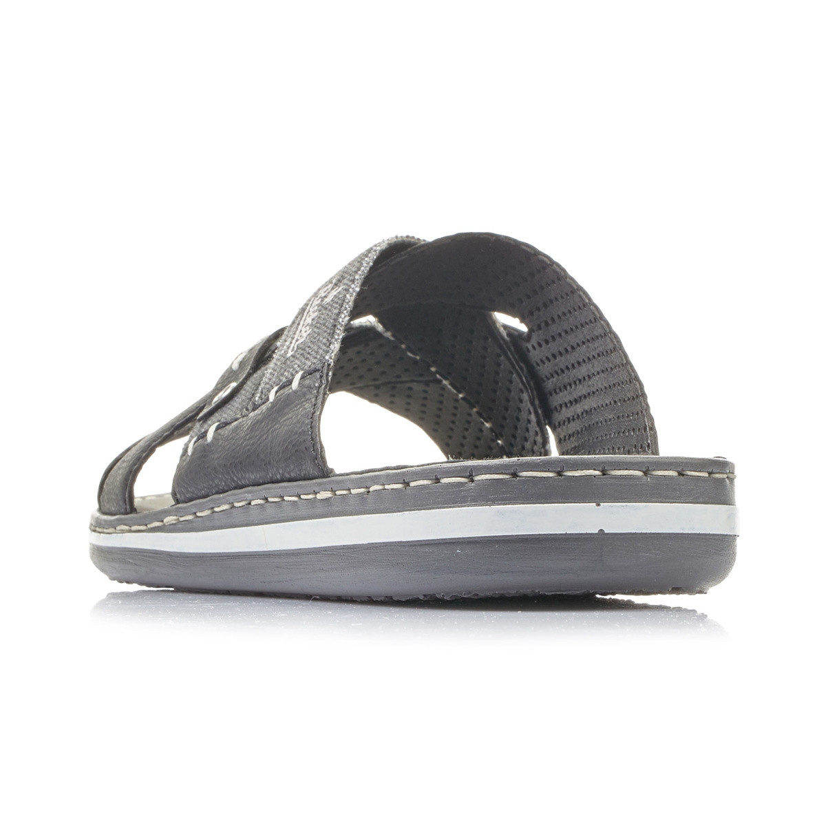 detail Pánské nazouváky RIEKER 21099-01 černá S1