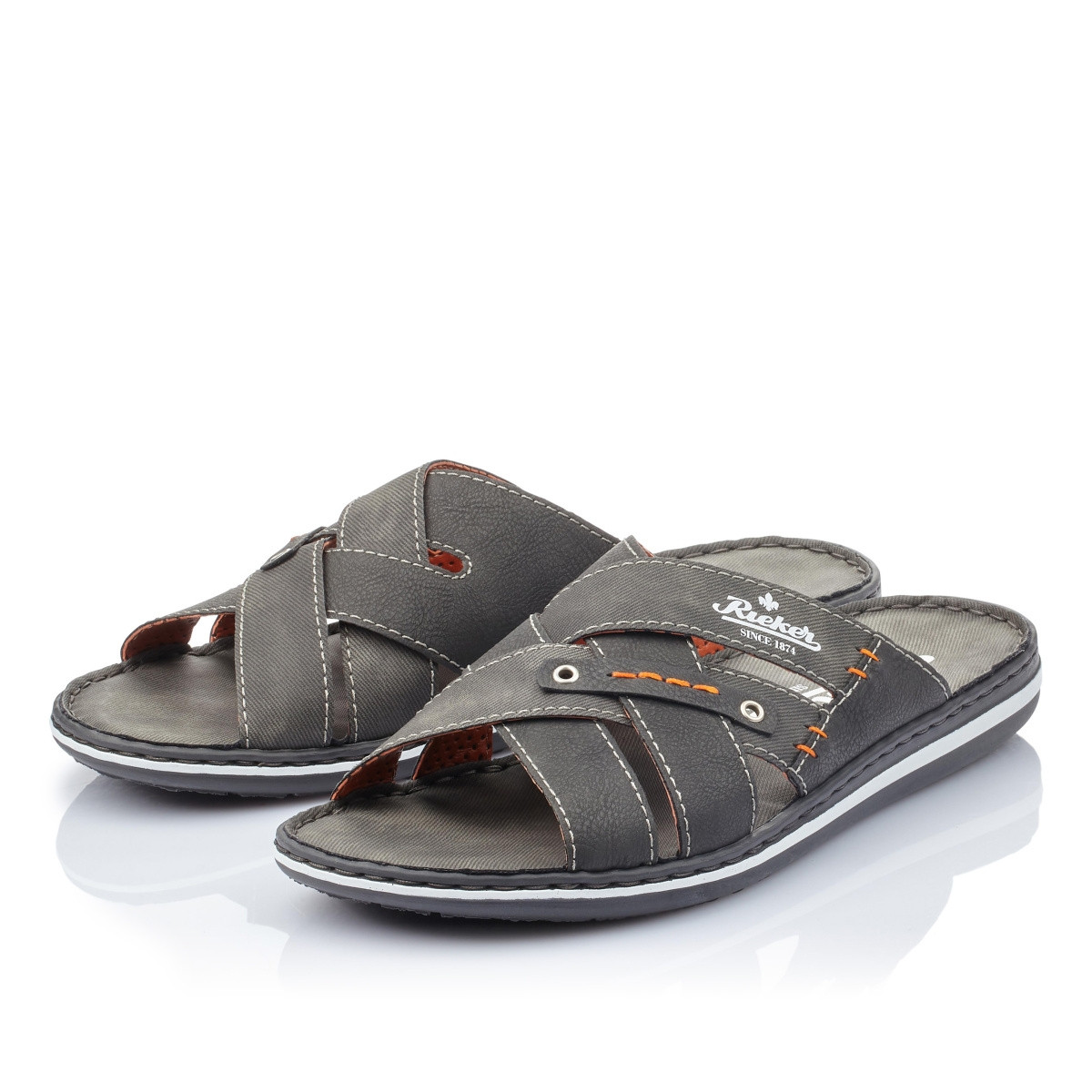 detail Pánské nazouváky RIEKER 21099-45 GRAU S0