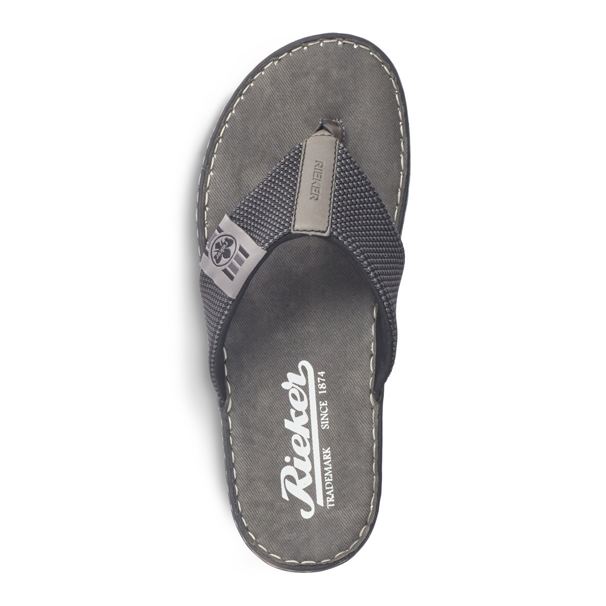 detail Pánské žabky RIEKER 21540-45 GRAU KOMBI S0