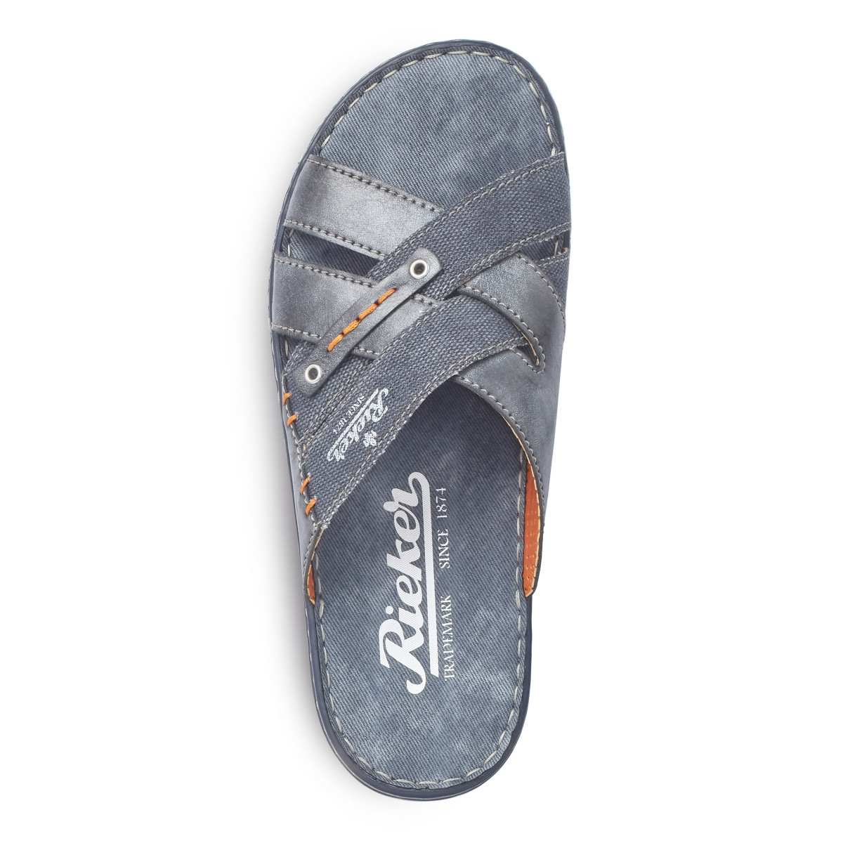 detail Pánske šľapky RIEKER 21599-14 modrá S5