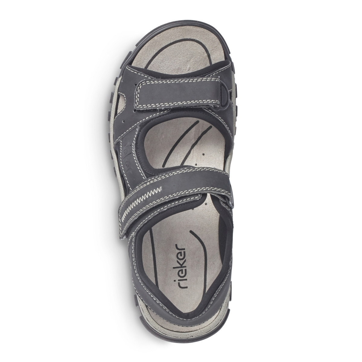 detail Pánské sandály RIEKER 25084-00 SCHWARZ S0