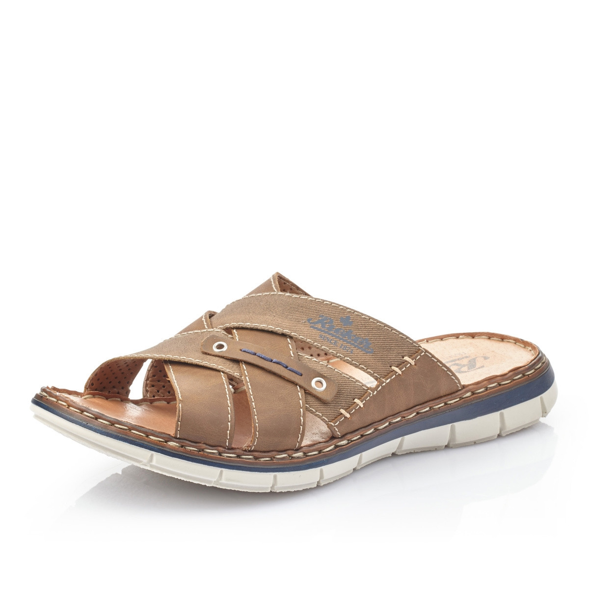 detail Pánské nazouváky RIEKER 25199-24 BRAUN S0