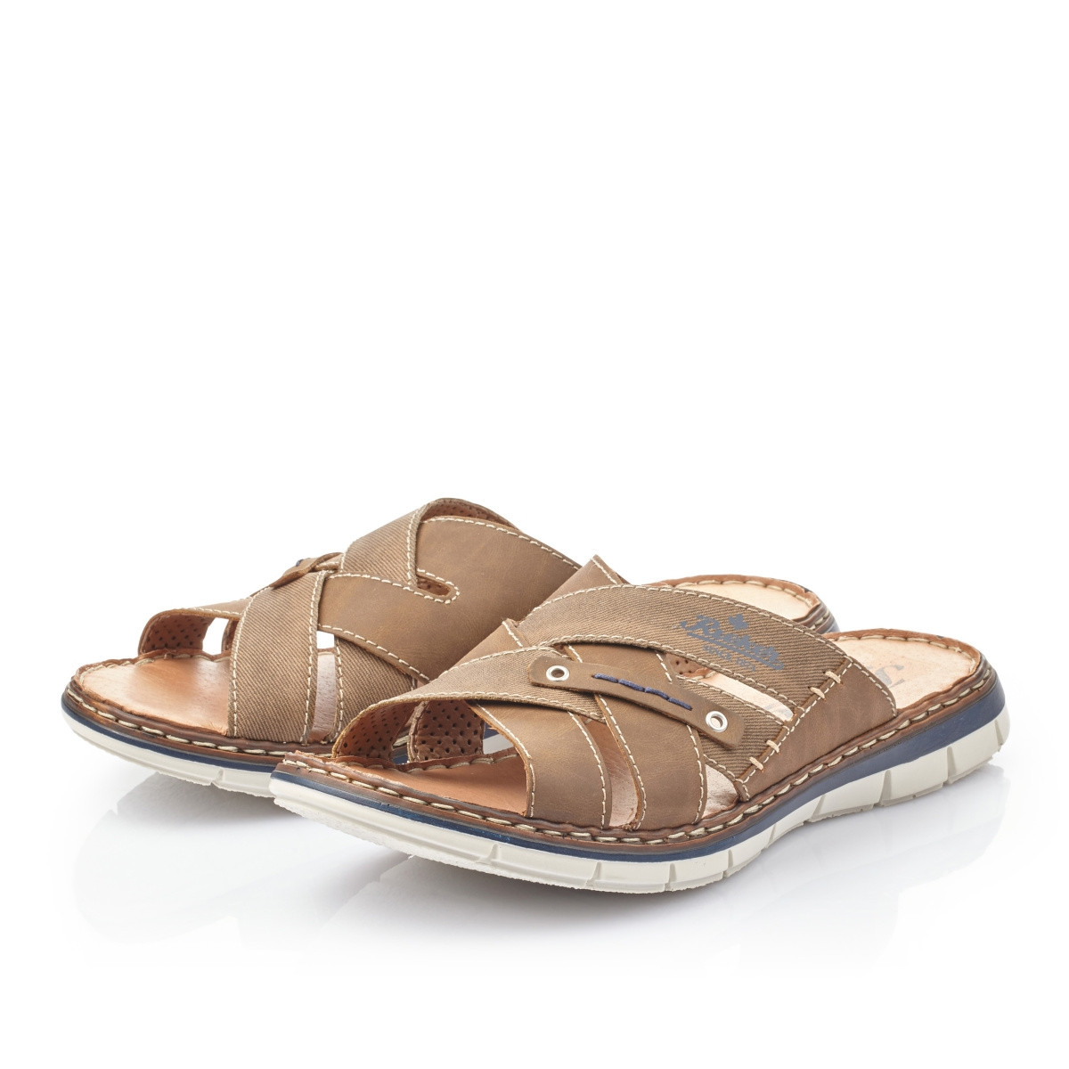 detail Pánské nazouváky RIEKER 25199-24 BRAUN S0