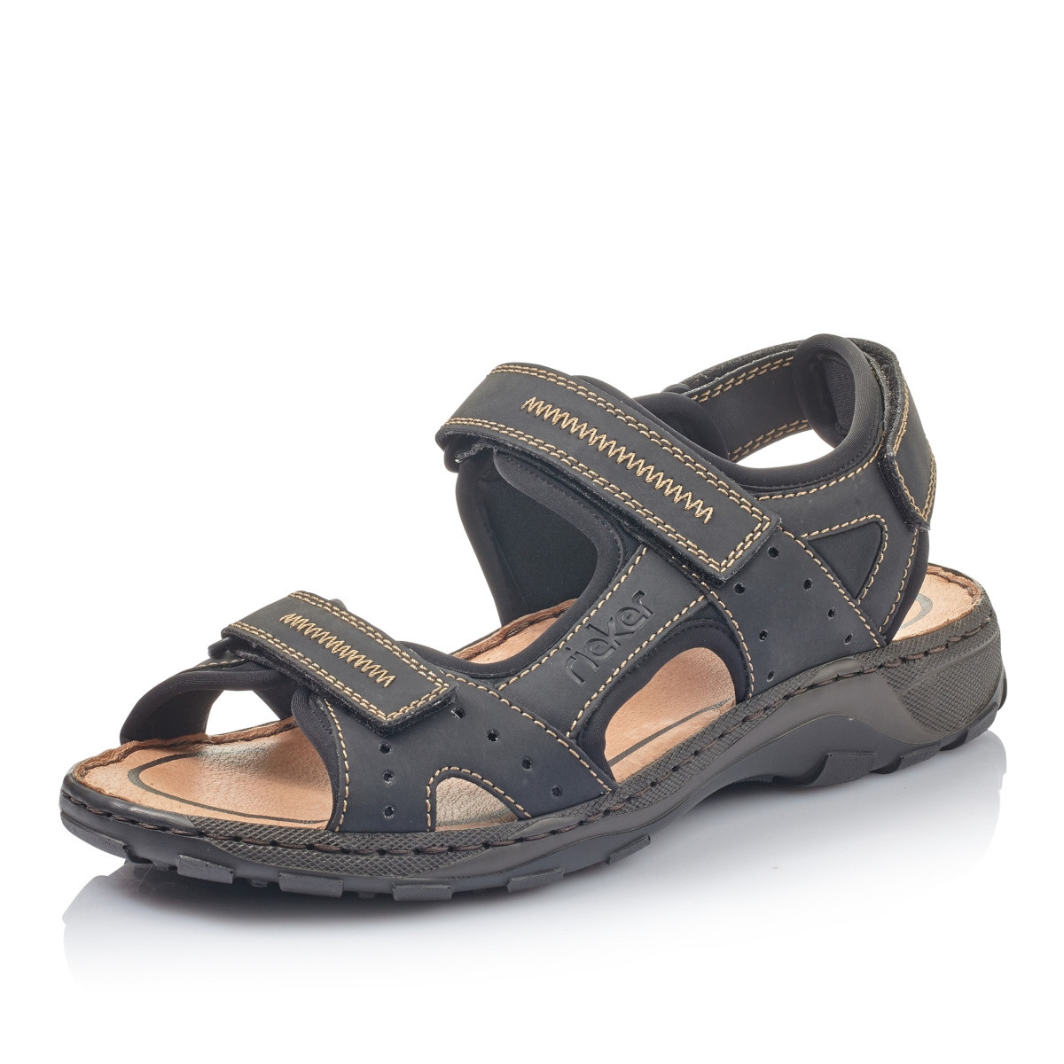 detail Pánské sandály RIEKER 26061-00 černá S3