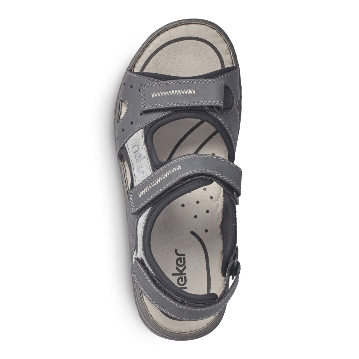 detail Pánské sandály RIEKER 26157-45 GRAU S0