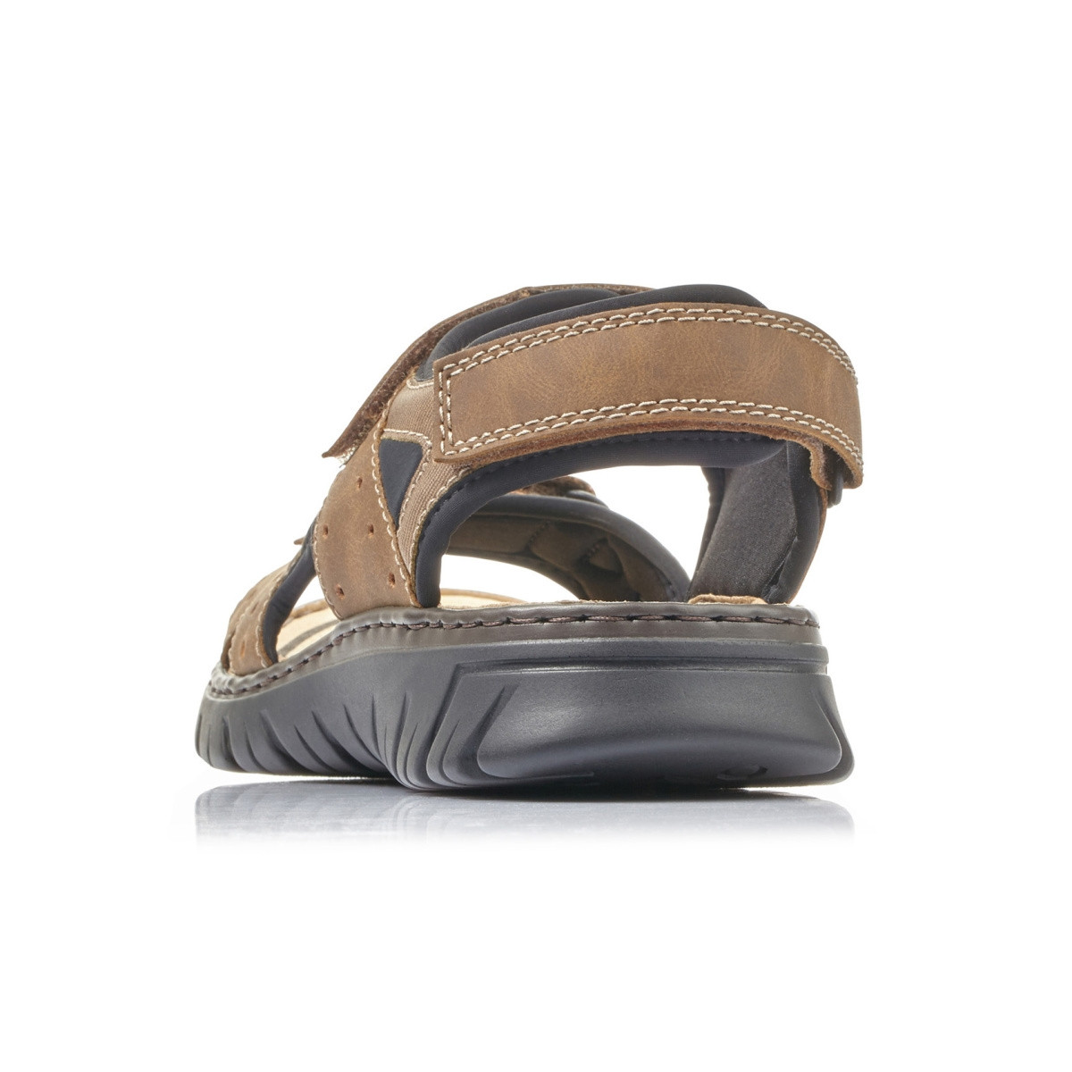 detail Pánské sandály RIEKER 26757-24 hnědá S1