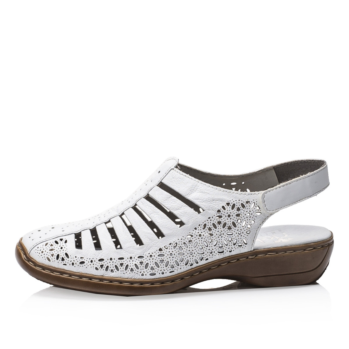 detail Dámské sandály RIEKER RIE-1027310-S1 bílá