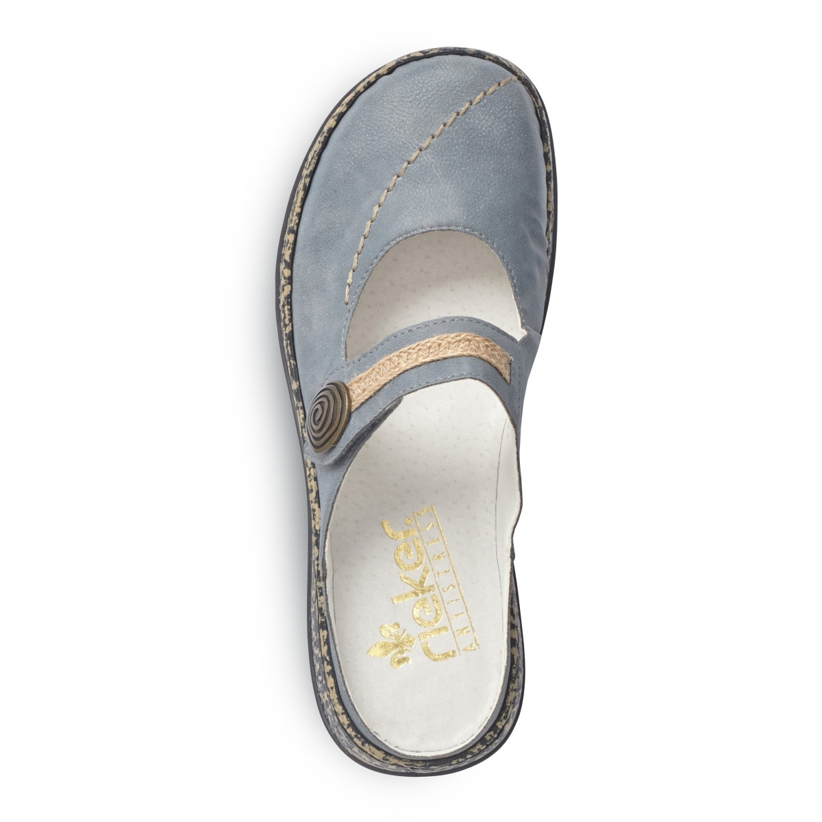 detail Dámské nazouváky RIEKER RIE-1027312-S1 modrá