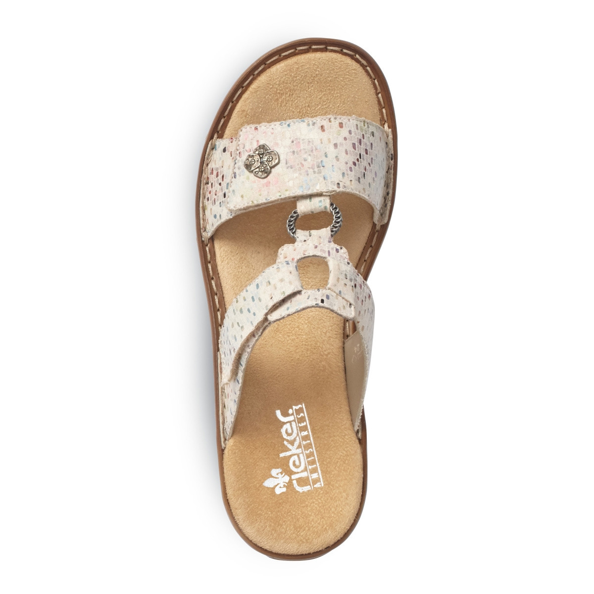 detail Dámské nazouváky RIEKER 60829-60 BEIGE S0
