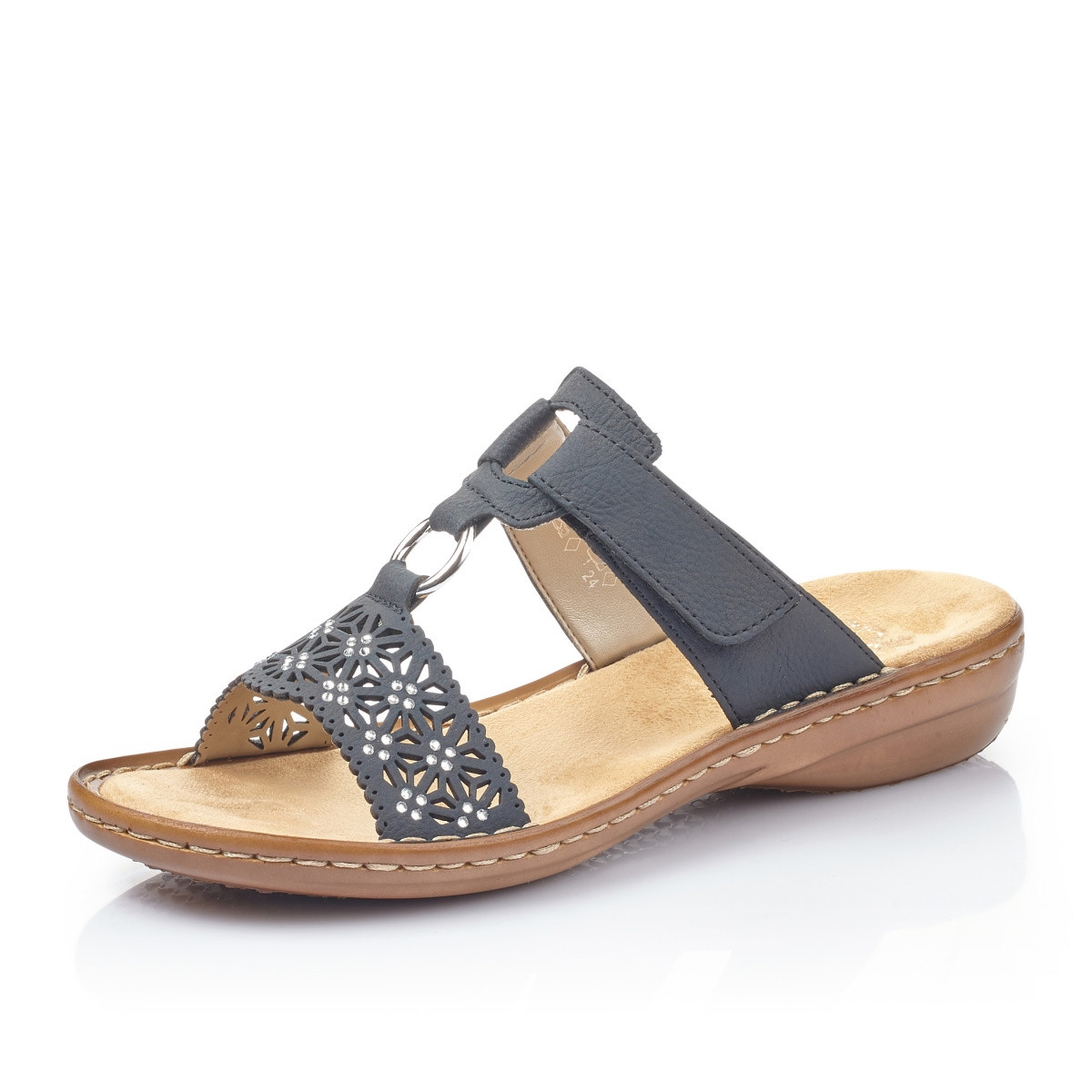 detail Dámské nazouváky RIEKER RIE-1027330-S2 modrá