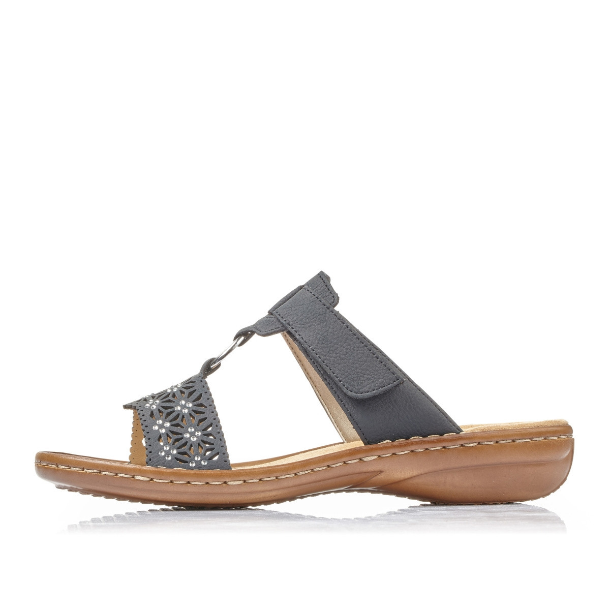 detail Dámské nazouváky RIEKER RIE-1027330-S2 modrá