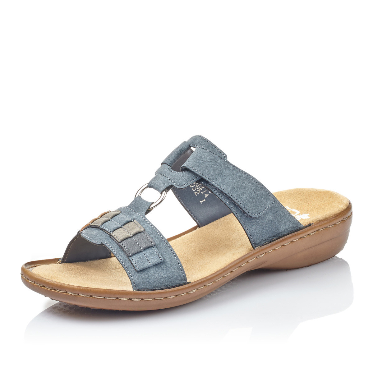 detail Dámské nazouváky RIEKER RIE-1027331-S0 modrá