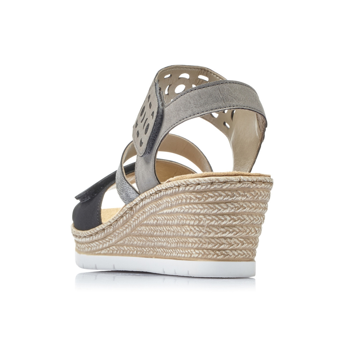 detail Dámské sandály RIEKER RIE-1027344-S1 černá