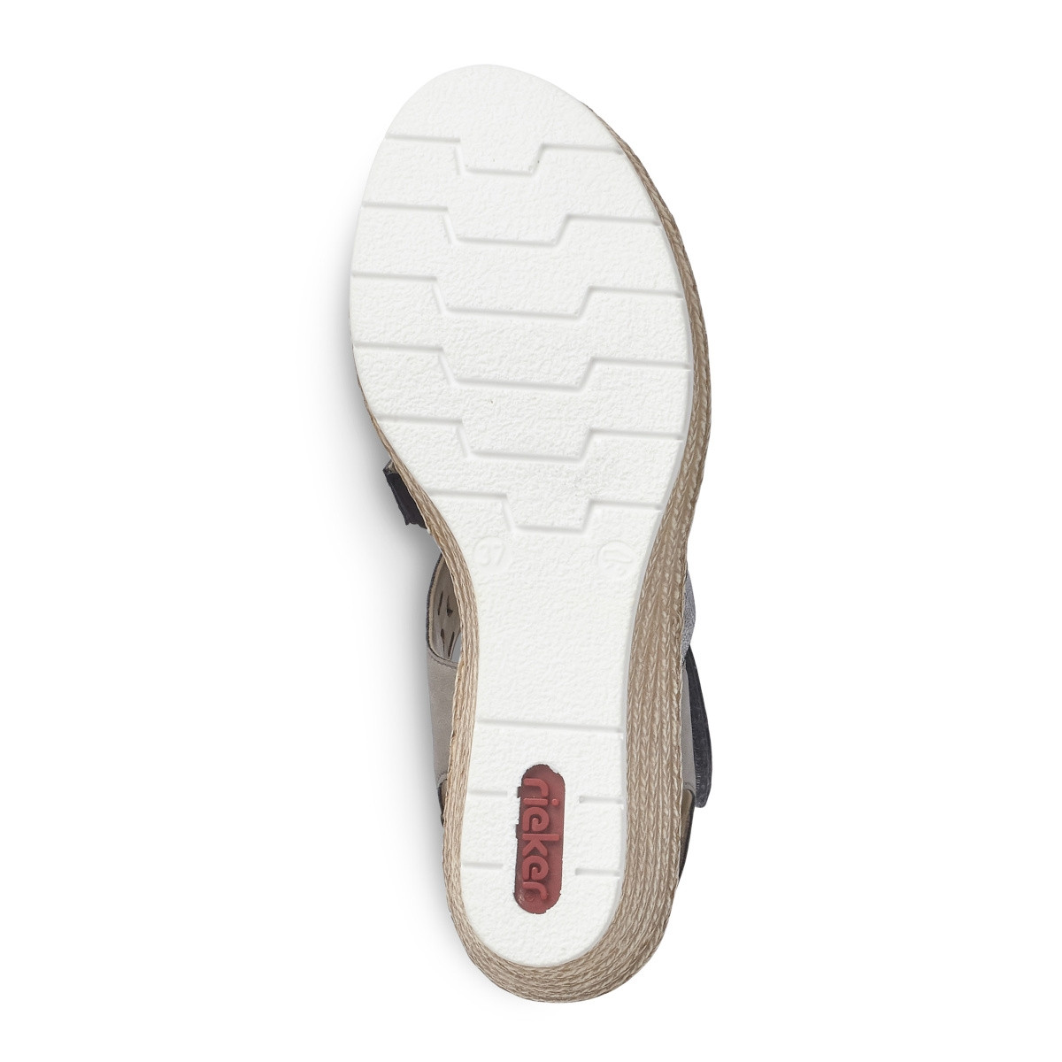 detail Dámské sandály RIEKER RIE-1027344-S1 černá