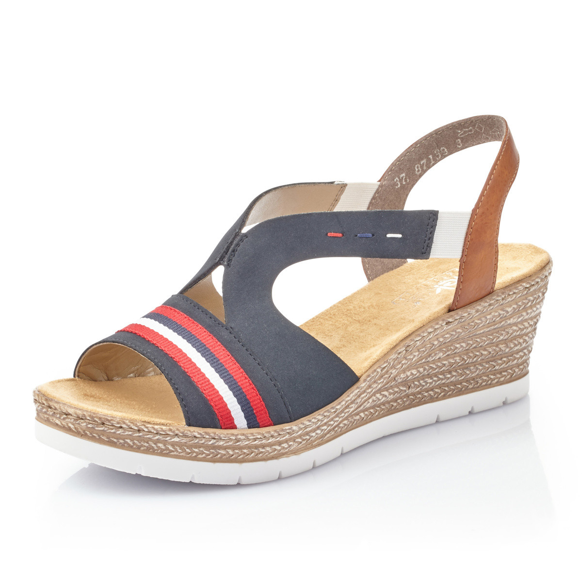 detail Dámské sandály RIEKER RIE-1027346-S2 modrá