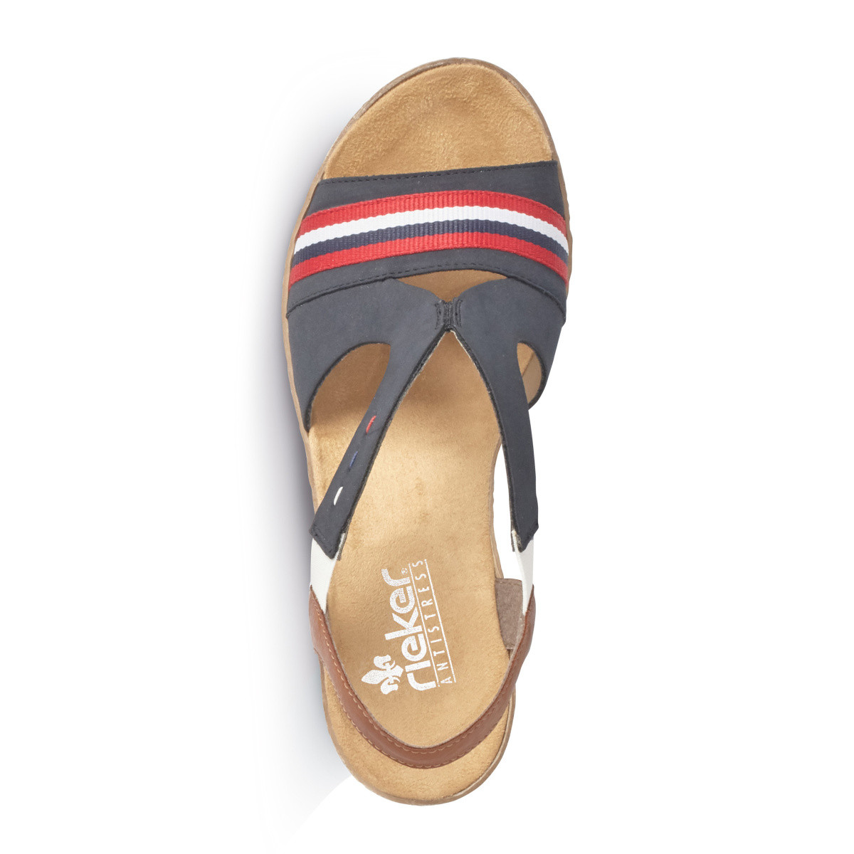 detail Dámské sandály RIEKER RIE-1027346-S2 modrá