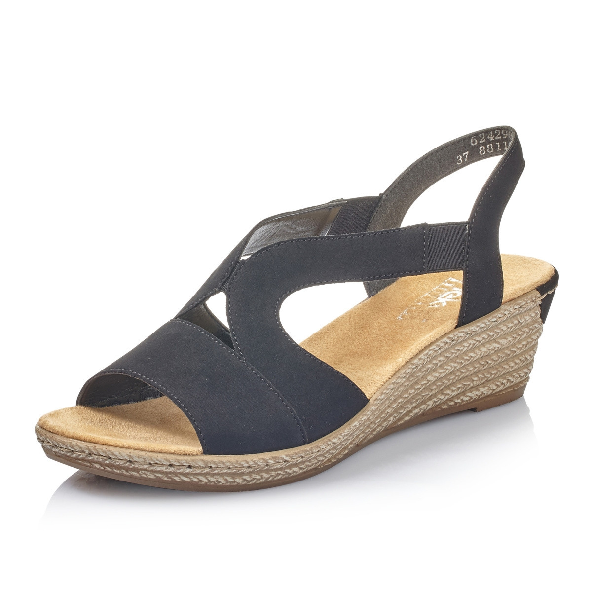 detail Dámské sandály RIEKER RIE-1027356-S1 černá