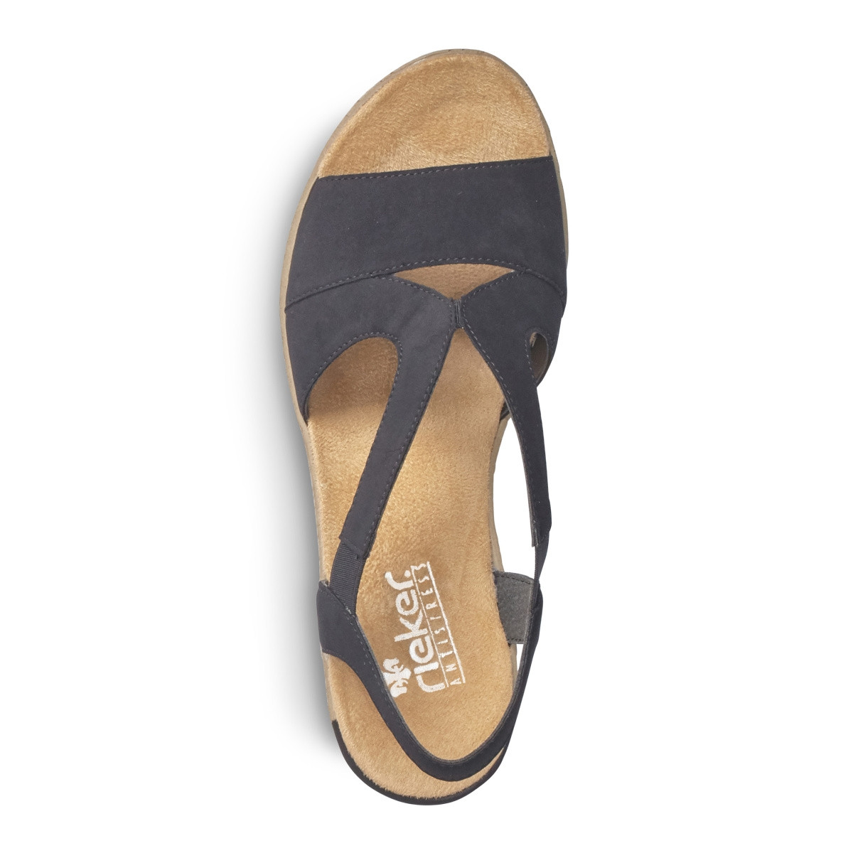 detail Dámské sandály RIEKER RIE-1027356-S1 černá