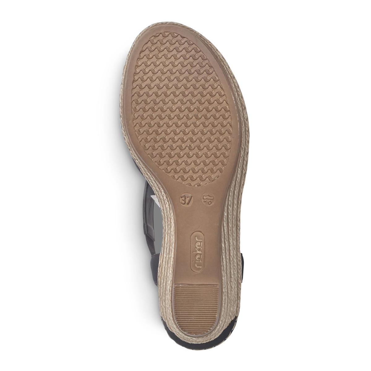 detail Dámské sandály RIEKER RIE-1027356-S1 černá