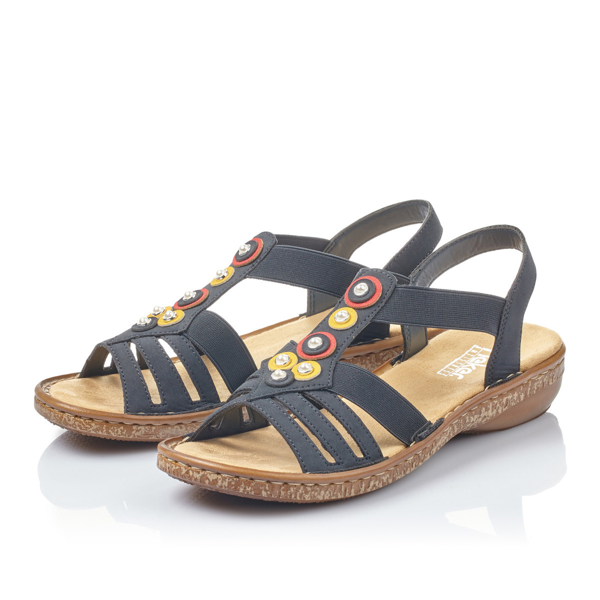 detail Dámské sandály RIEKER RIE-1027361-S1 modrá