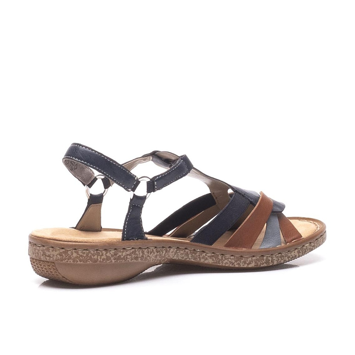 detail Dámské sandály RIEKER RIE-1027367-S1 modrá