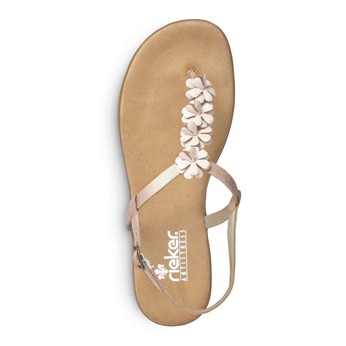 detail Dámské žabky RIEKER RIE-1027378-S2 růžová