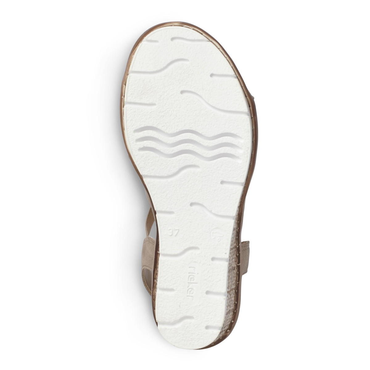 detail Dámské sandály RIEKER 65596-64 BEIGE S0