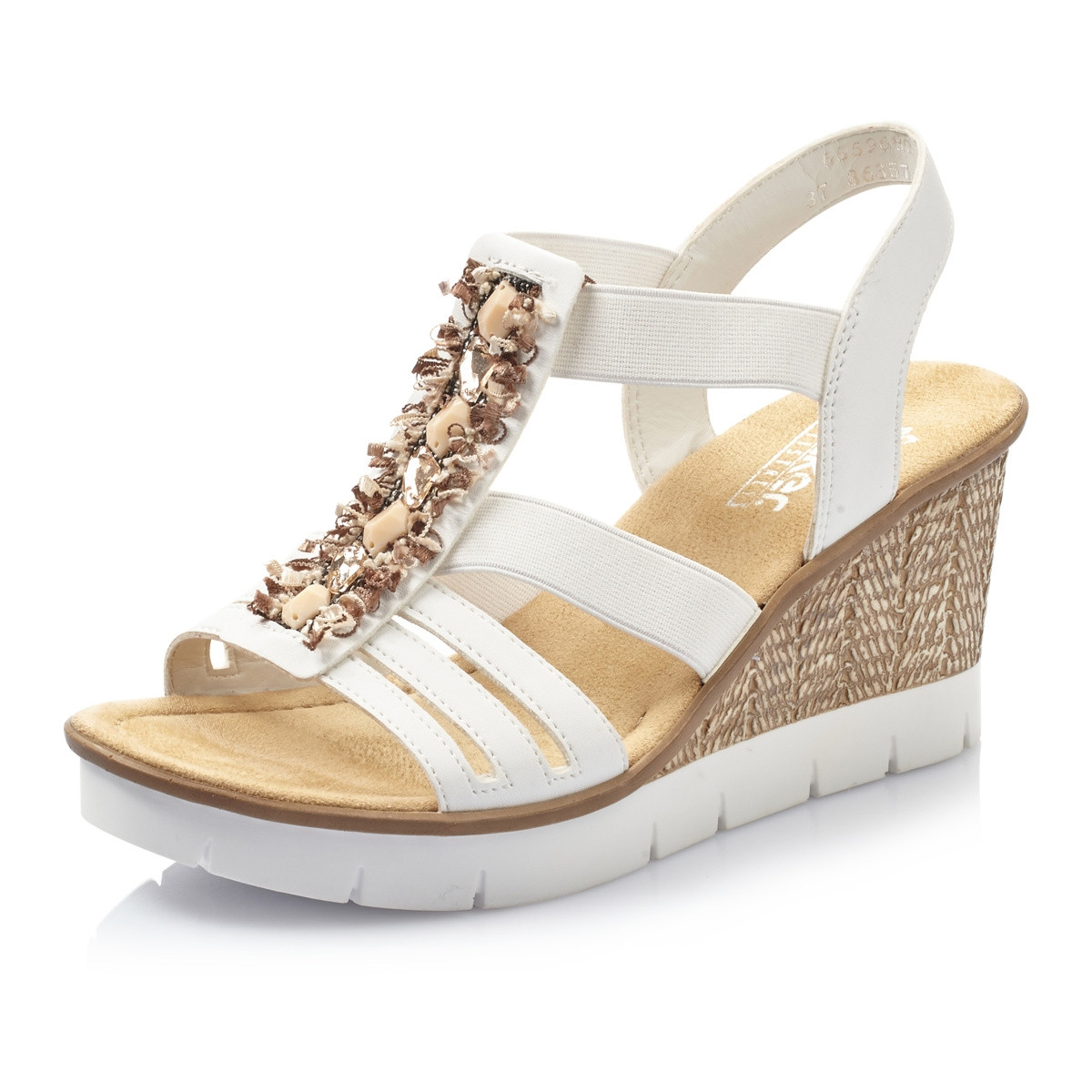 detail Dámské sandály RIEKER RIE-1027386-S0 bílá