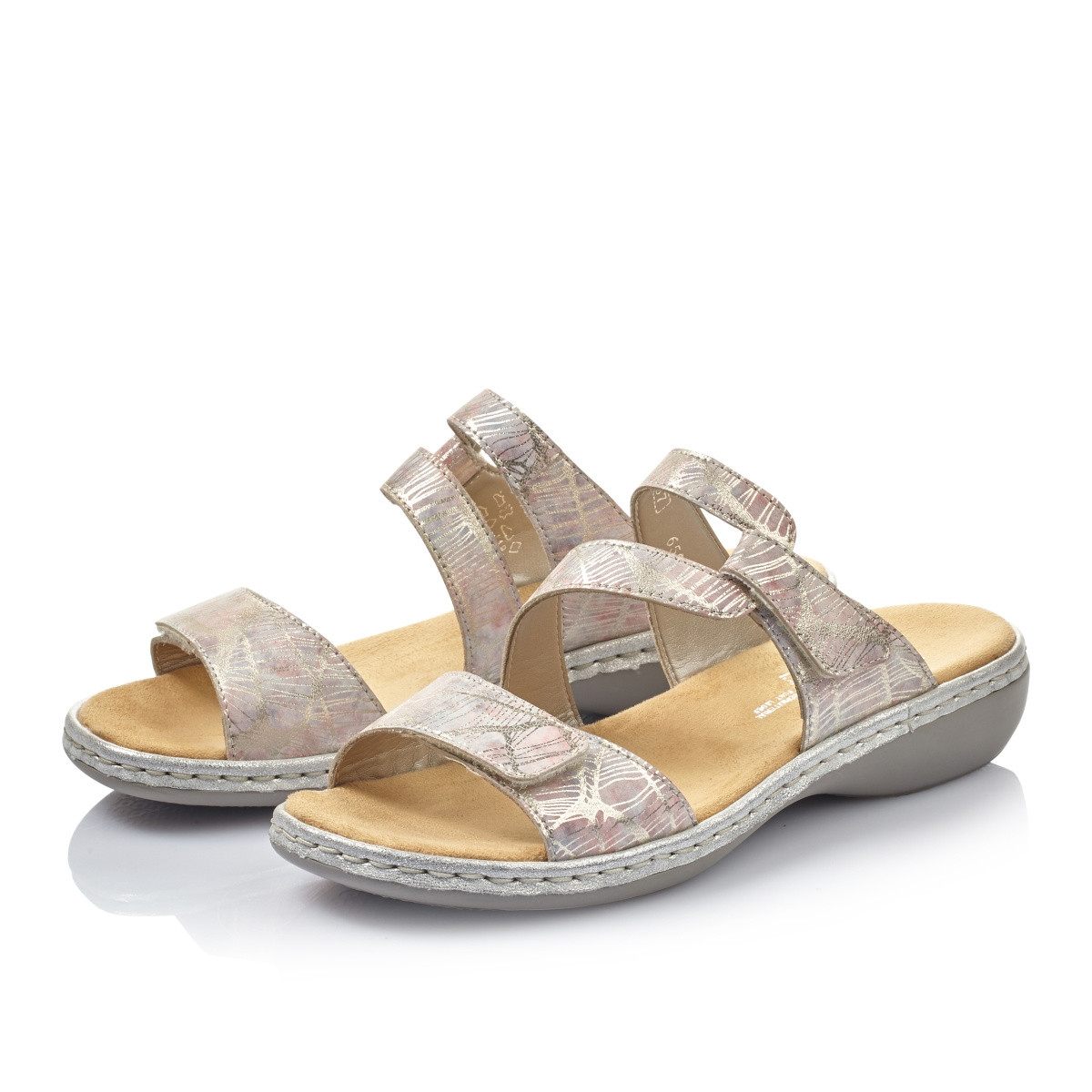 detail Dámské nazouváky RIEKER 65997-90 multicolor S2