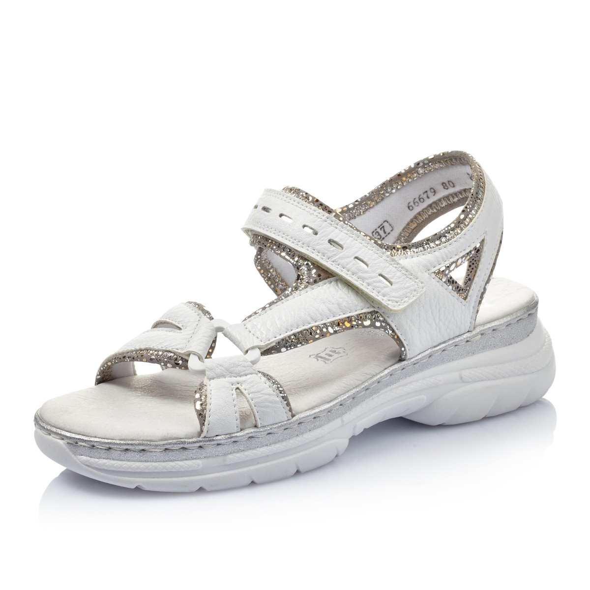 detail Dámské sandály RIEKER 66679-80 WEISS S0