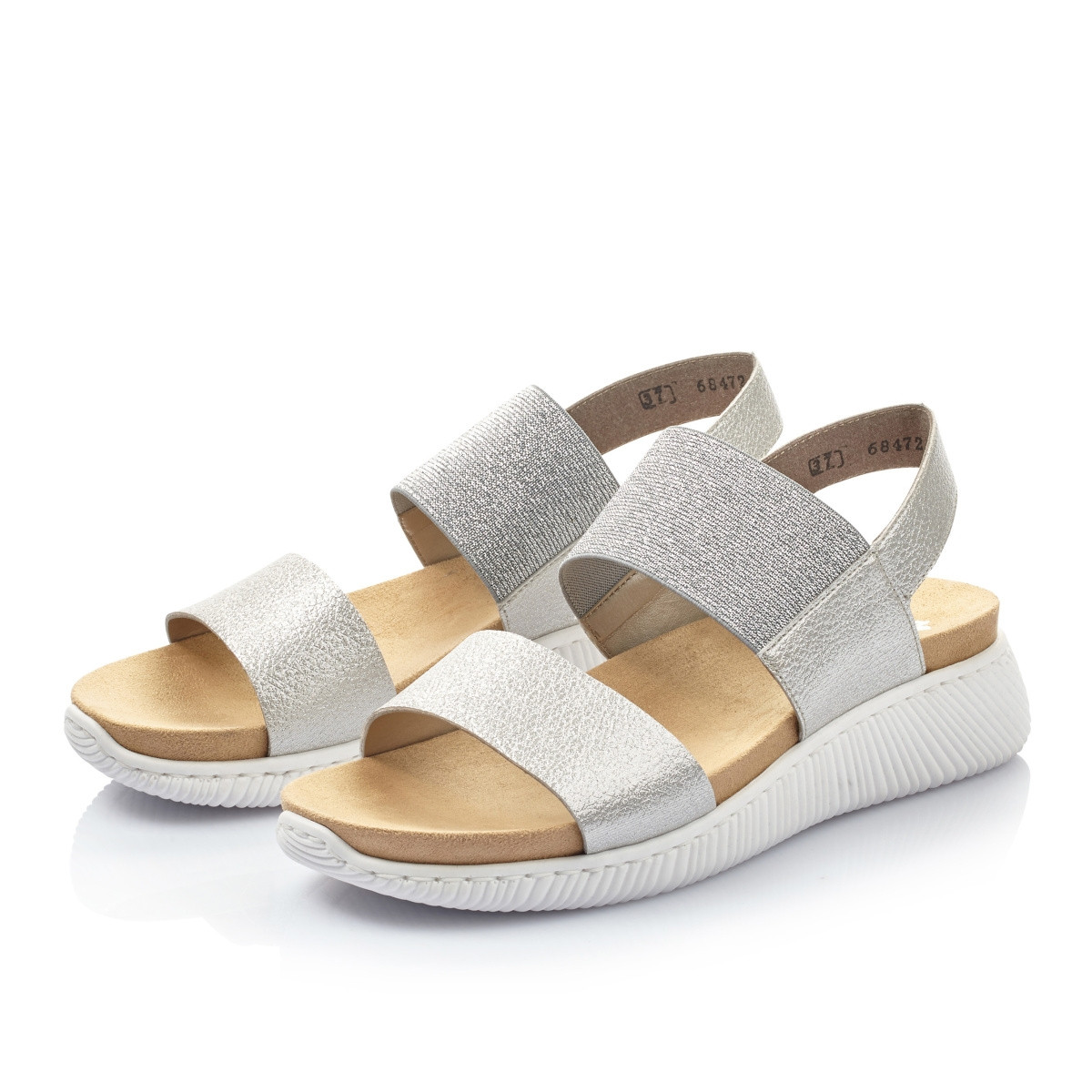 detail Dámske sandále RIEKER 68472-80 WEISS S0