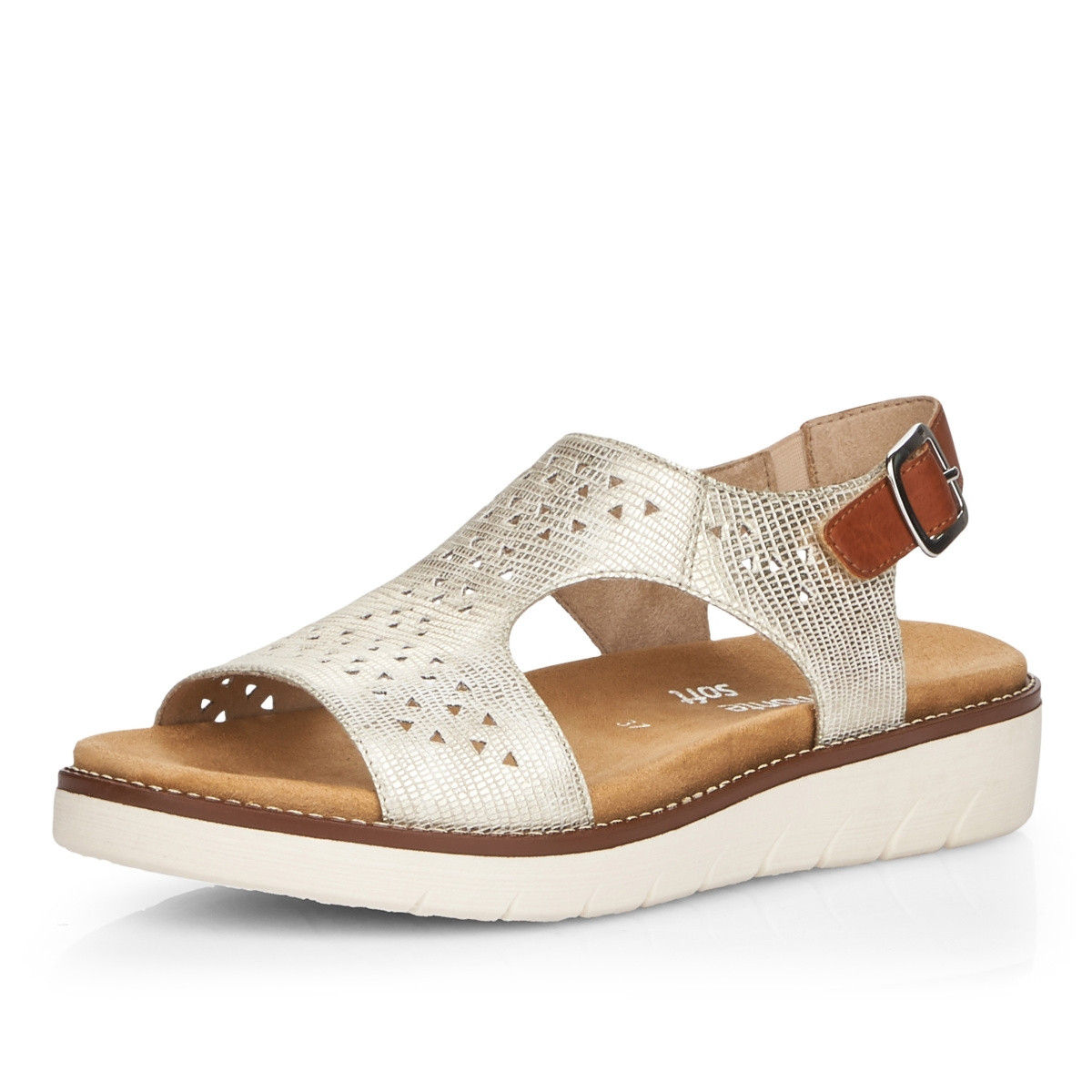 detail Dámské sandály REMONTE D2055-90 METALLIC S0