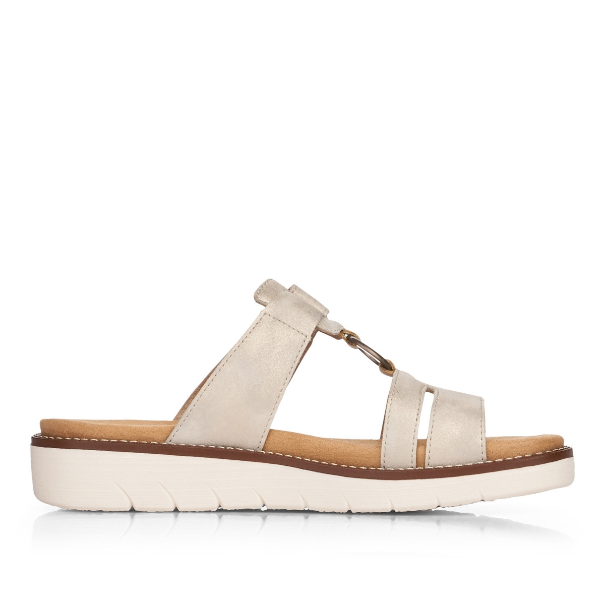 detail Dámske šľapky REMONTE D2056-60 BEIGE S0