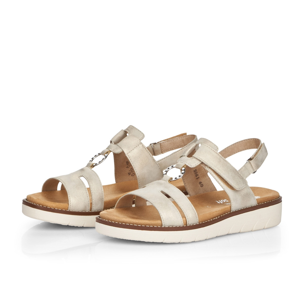 detail Dámské sandály REMONTE D2061-60 BEIGE S0