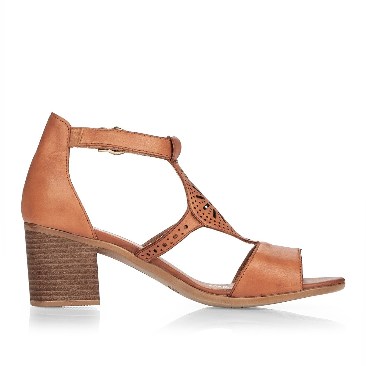 detail Dámské hnědé sandály REMONTE D2154-24 BRAUN S0