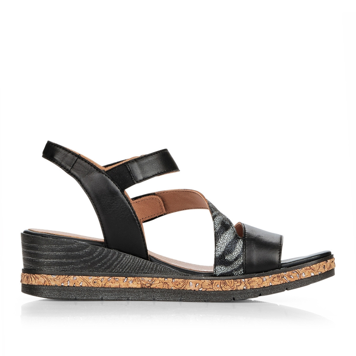 detail Dámské sandály REMONTE RIE-1027441-S1 černá