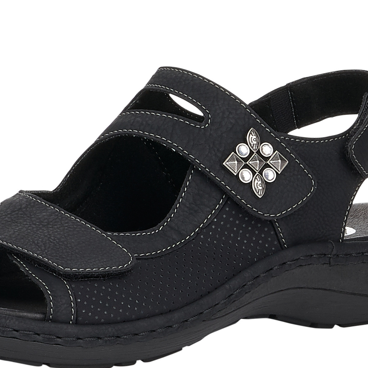 detail Dámské sandály REMONTE D7647-02 černá S1