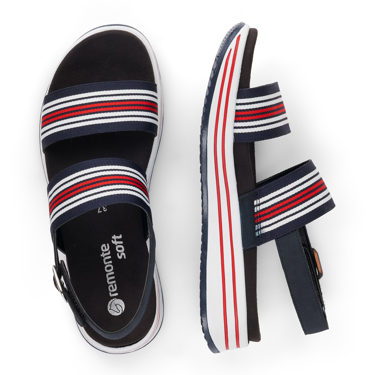 detail Dámske sandále REMONTE R2950-14 BLAU KOMBI S0