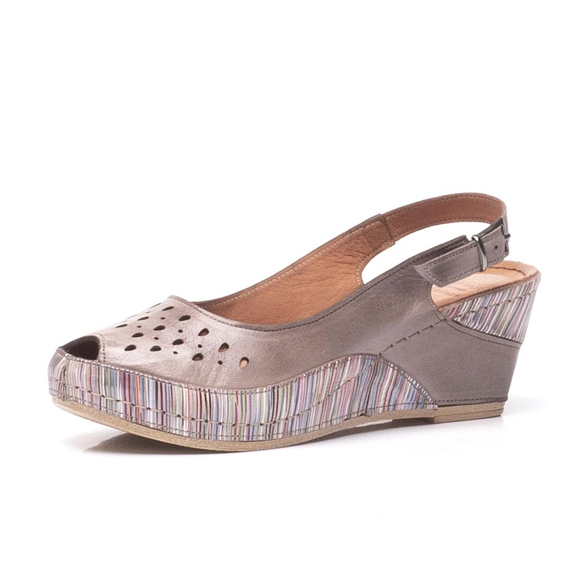 detail Dámské sandály IBERIUS IBE-1027663-S0 hnědá