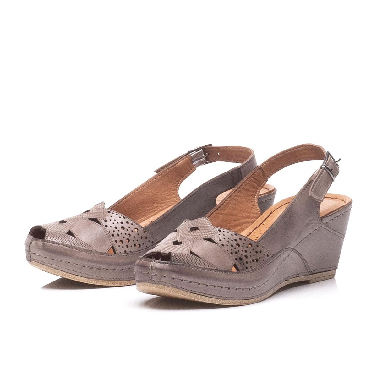 detail Dámské sandály IBERIUS IBE-1027664-S0 hnědá