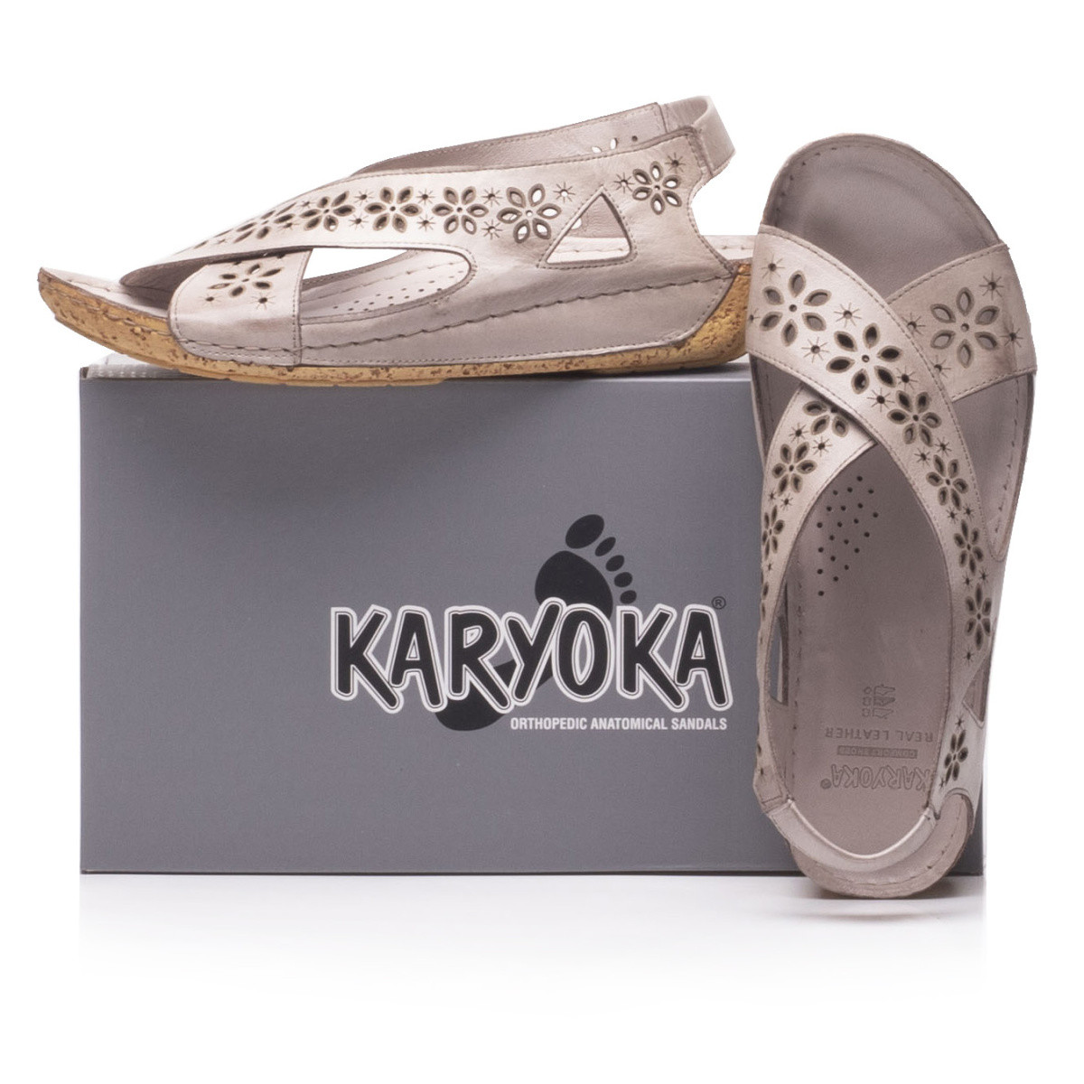 detail Dámské sandály IBERIUS IBE-1027666-S0 béžová