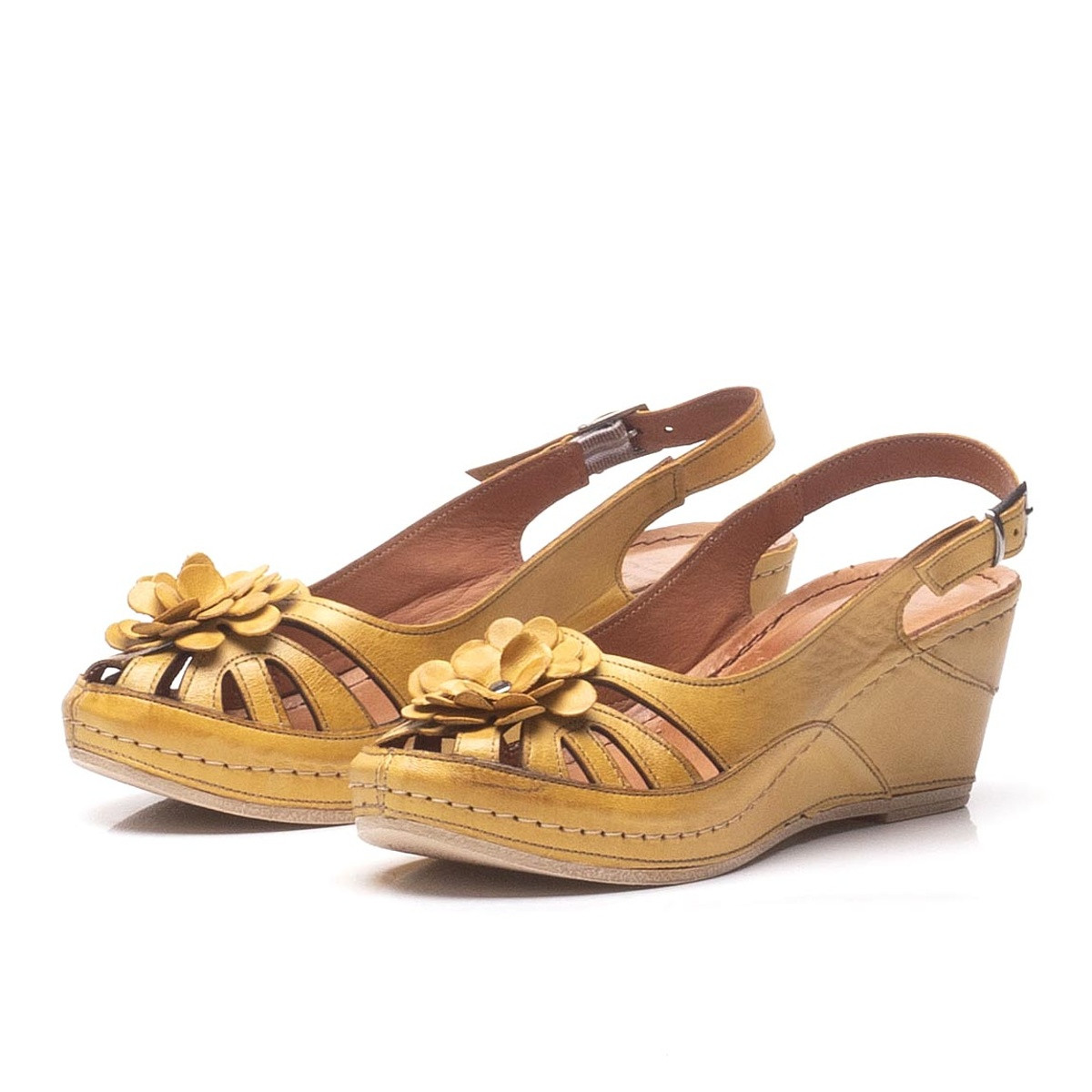 detail Dámské sandály IBERIUS IBE-1027677-S0 žlutá
