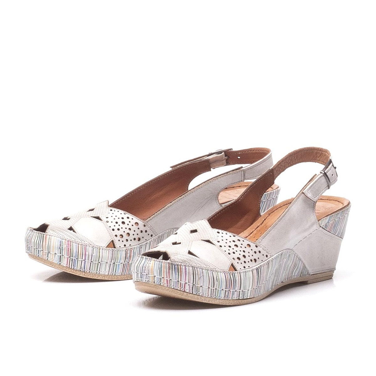 detail Dámské sandály IBERIUS 1516-500/560 GRAU S0