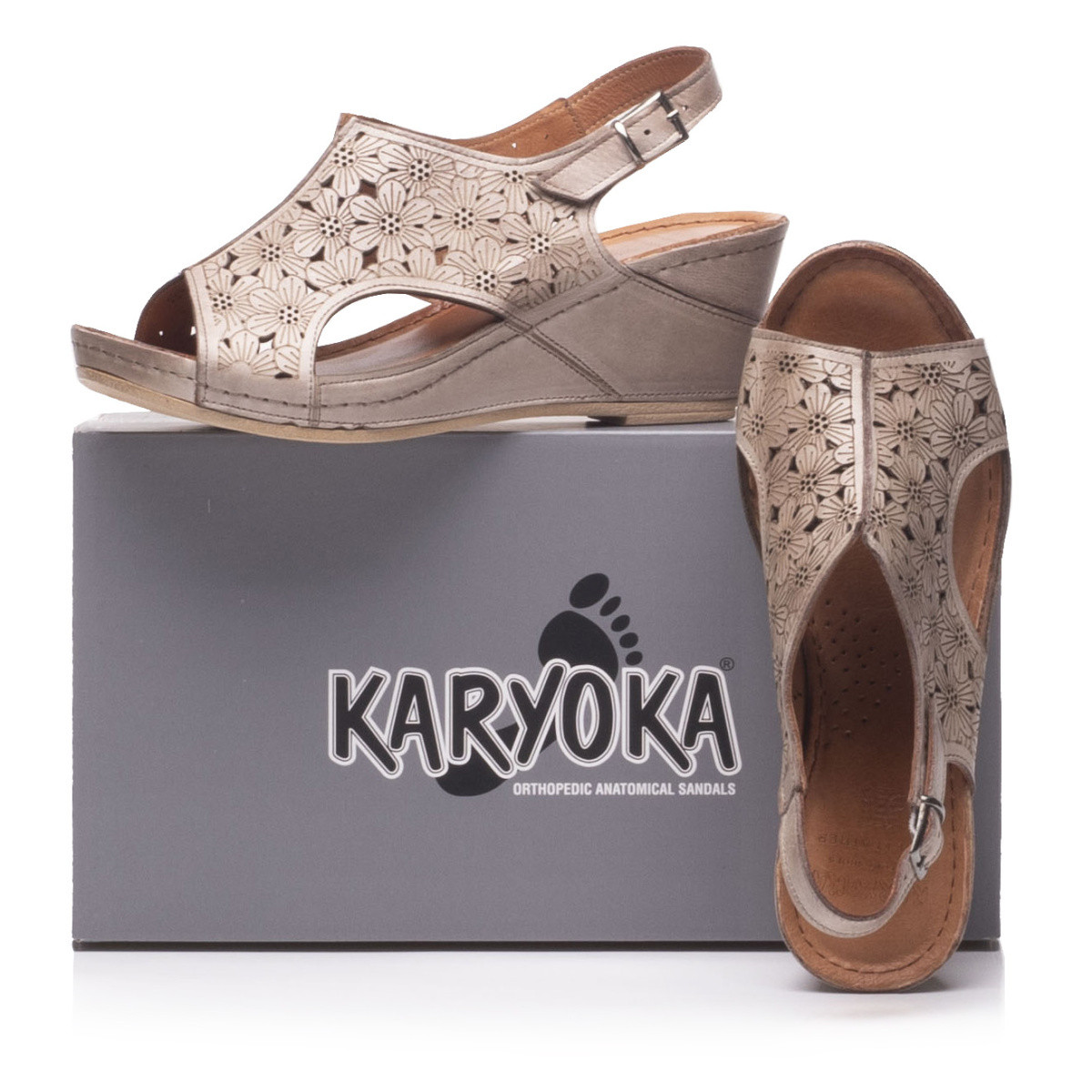 detail Dámské sandály IBERIUS IBE-1027683-S0 béžová