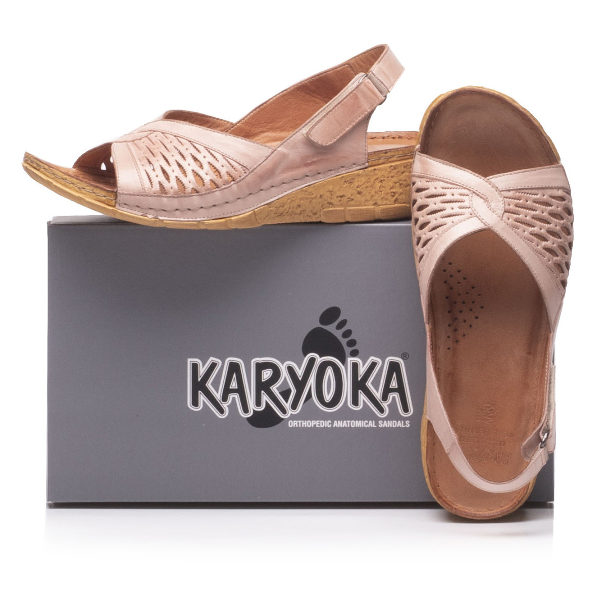 detail Dámské sandály IBERIUS 2350-526 BEIGE S0