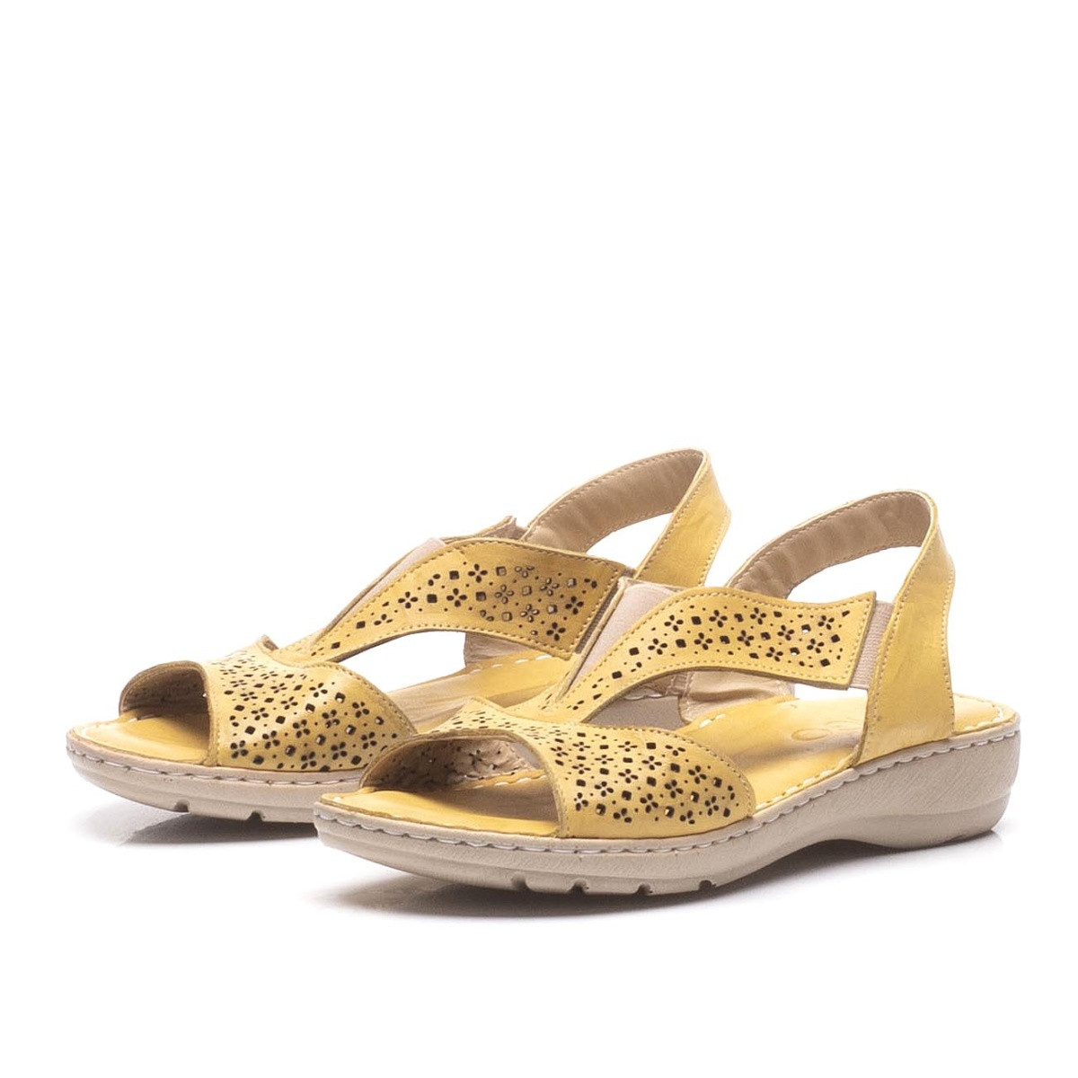 detail Dámské sandály IBERIUS 016-725 YELLOW S0
