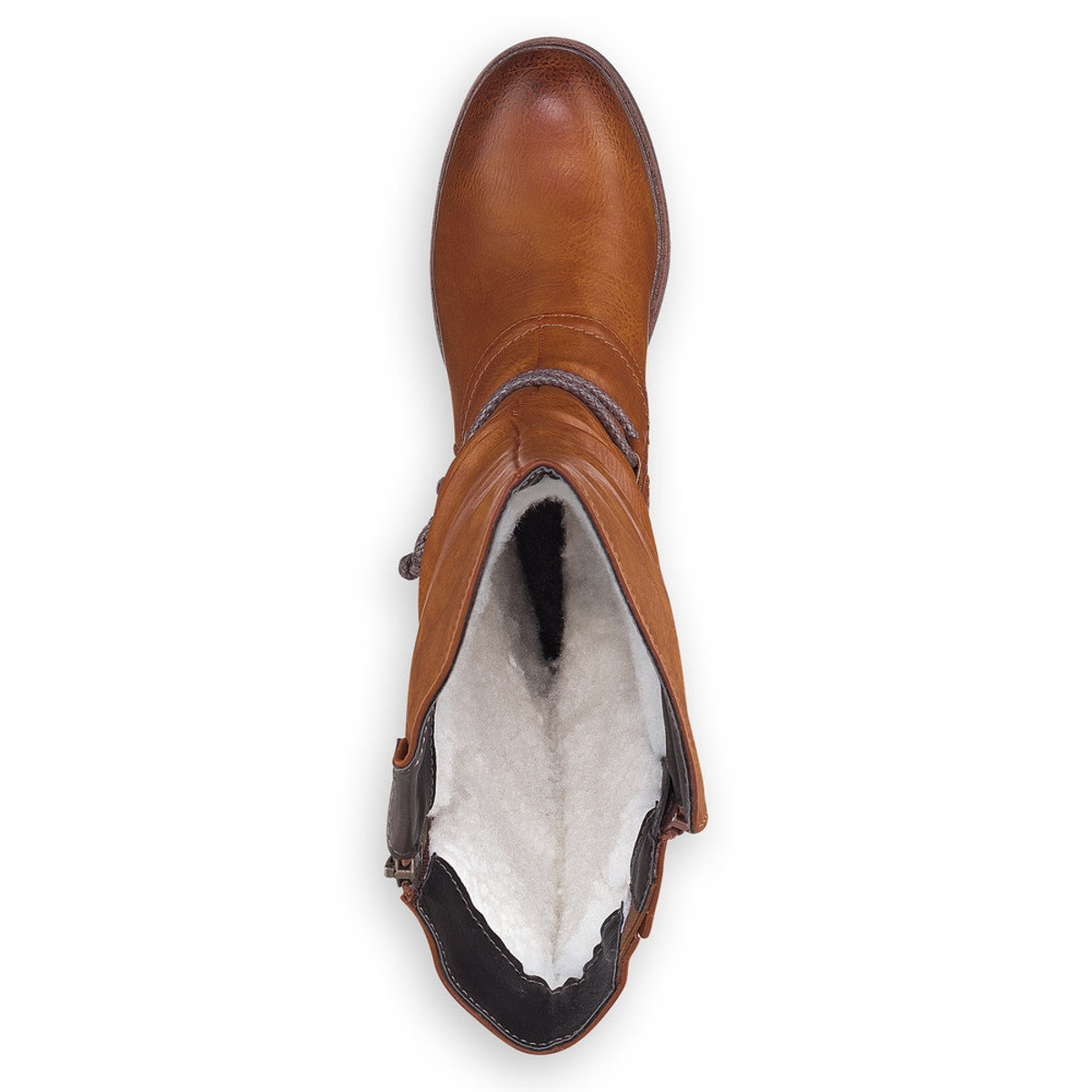 detail Dámské kozačky RIEKER RIE-10300452-W1 hnědá