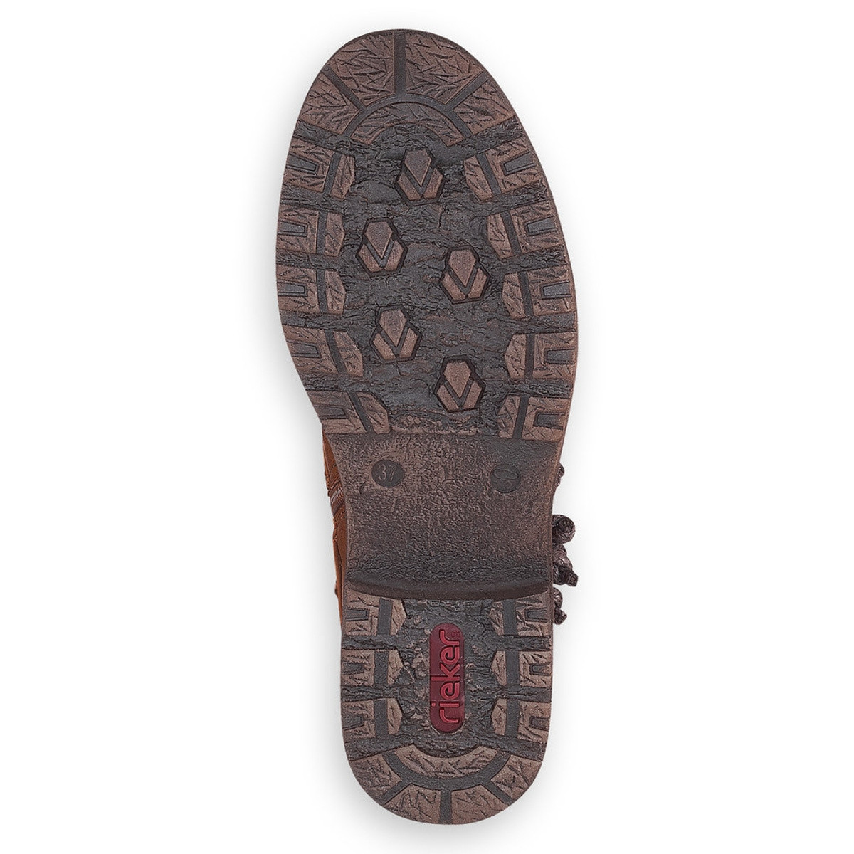 detail Dámské kozačky RIEKER RIE-10300452-W1 hnědá